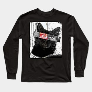 Black Cat Eyes Long Sleeve T-Shirt